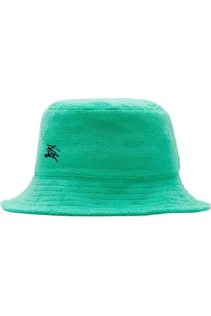 Burberry EKD-embroidered towelling bucket hat