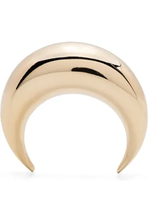 Marine Serre Moon-shaped single stud earring