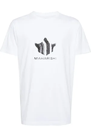 Maharishi Brushstroke Temple organic-cotton T-shirt