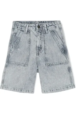 Zadig & Voltaire Logo-patch denim shorts