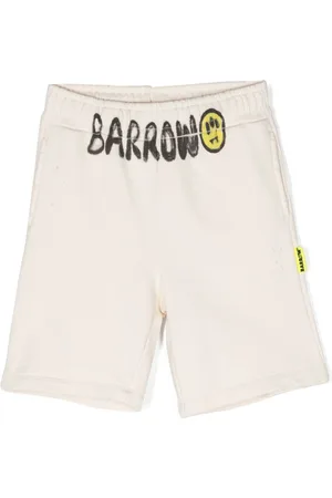 BARROW Logo-print cotton shorts