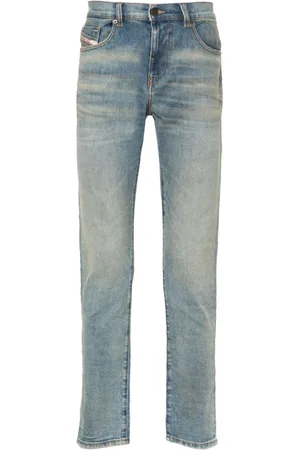 Diesel 2019 D-Strukt 09h50 mid-rise slim-fit jeans