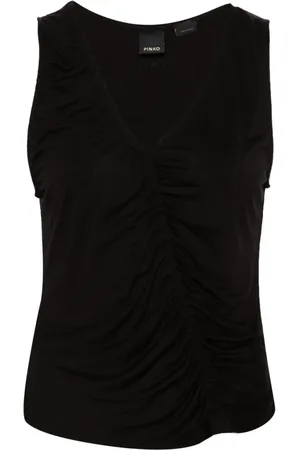 Pinko Gathered sleeveless tank top