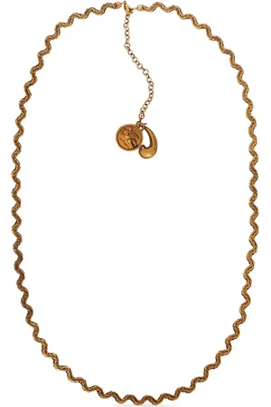 Etro Logo-charm chain necklace