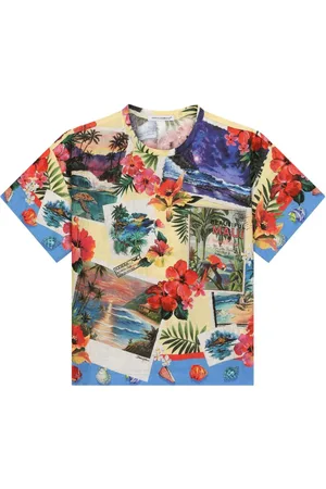 Dolce & Gabbana Floral-print cotton T-shirt