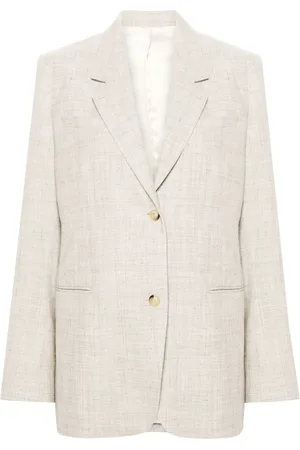 Totême Single-breasted twill blazer
