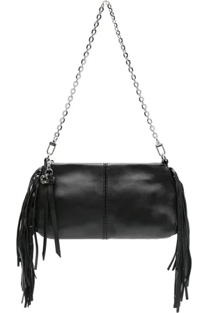 Maje Miss M leather clutch bag
