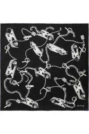 Burberry Knight hardware-print scarf