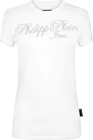 Philipp Plein Crystal-embellished logo-print T-shirt