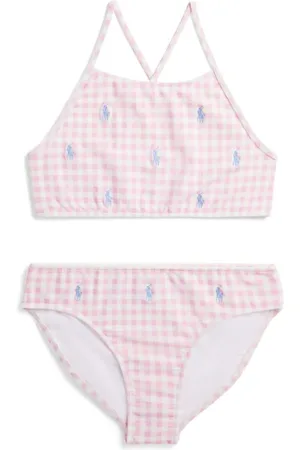 Ralph Lauren Polo Pony embroidered two-piece swimsuit