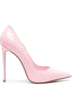 LE SILLA Eva 120mm crocodile-embossed pumps