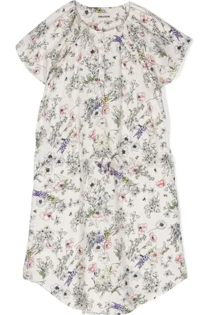 Zadig & Voltaire Floral-print twill dress