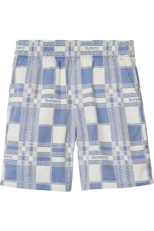 Burberry Check-pattern cotton shorts