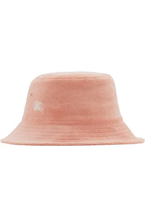 Burberry Equestrian Knight embroidered towelling bucket hat