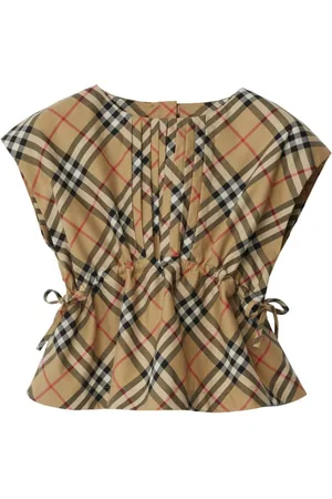 Burberry Vintage Check-print cotton top