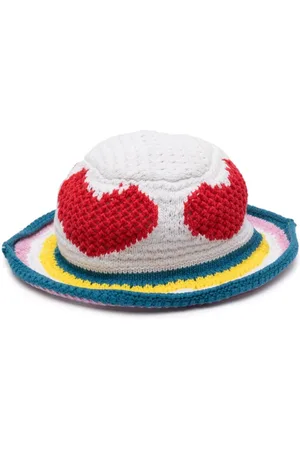 Stella McCartney Intarsia-knit cotton hat