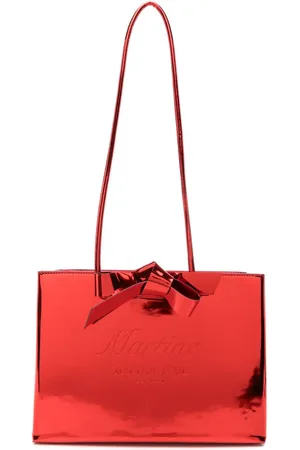 MARTINE ROSE Logo-debossed tote bag