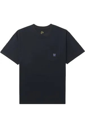 Pins & Needles Butterfly-embroidered cotton T-shirt