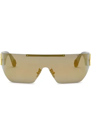 Philipp Plein Plein Hero Hexagon shield-frame sunglasses