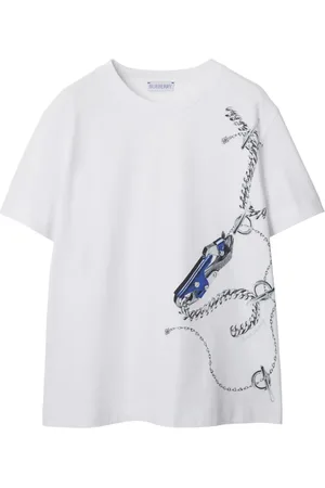 Burberry Knight-print cotton T-shirt