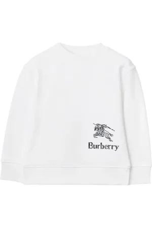 Burberry Logo-embroidered cotton sweatshirt