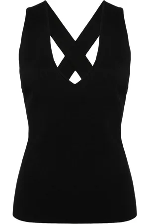 P.A.R.O.S.H. Crossover-straps ribbed top