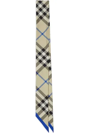 Burberry House Check silk scarf