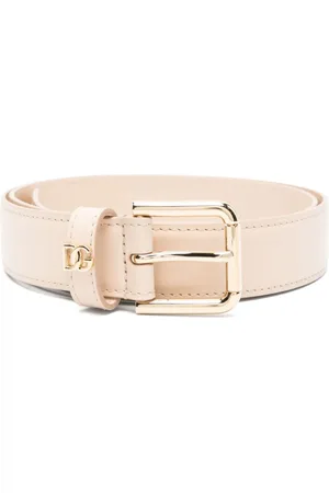 Dolce & Gabbana Logo-lettering leather belt