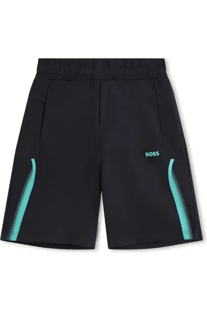 HUGO BOSS Logo-print jersey shorts