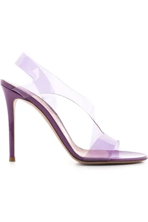 Gianvito Rossi Metropolis 105mm cut-out transparent sandals