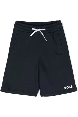 HUGO BOSS Logo-print cotton shorts