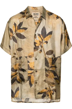 UMA WANG Branches-printed shirt