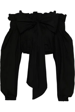 Patou Bow-detail crop top