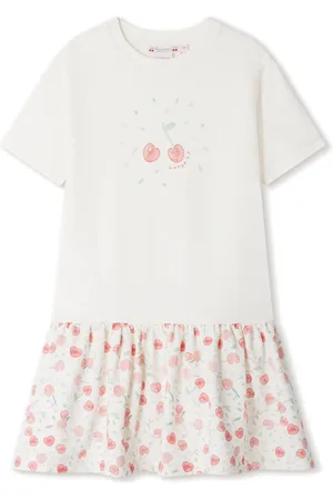 BONPOINT Logo-print cotton dress