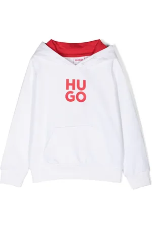 HUGO BOSS Logo-print cotton hoodie