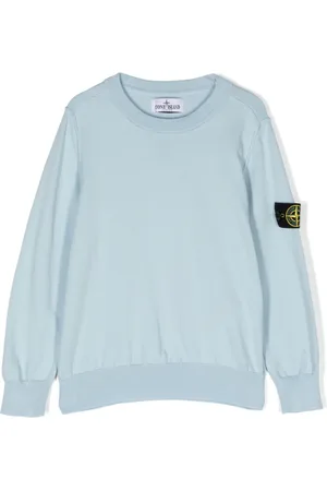 Stone Island Compass-badge cotton jumper