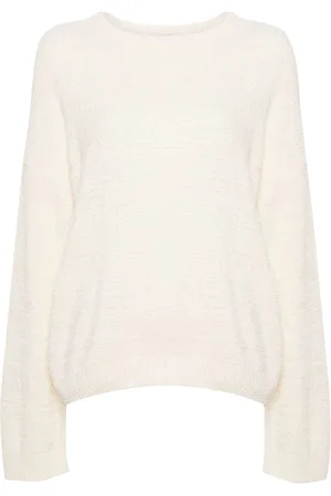 Totême Crew-neck drop-shoulder jumper