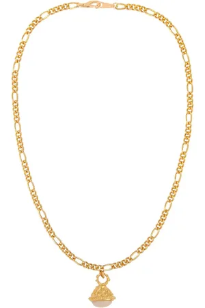 Susan Caplan 1980s pendant figaro-chain necklace