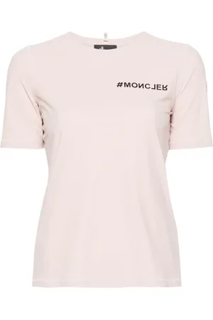 Moncler Logo-embossed technical-jersey T-shirt
