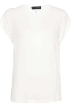 Fabiana Filippi Chiffon-crepe T-shirt