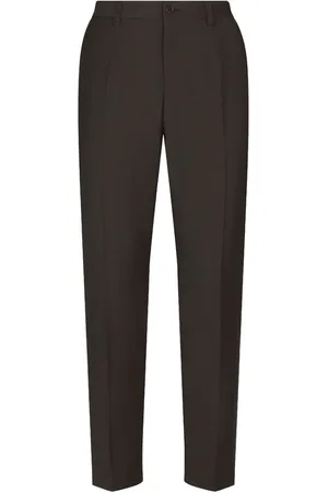 Dolce & Gabbana DG Essentials logo-embroidered trousers