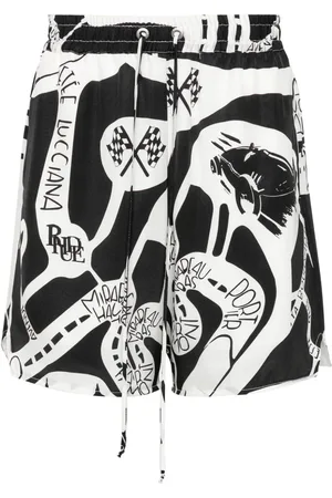 Rhude Strada silk shorts