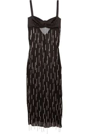 FLEUR DU MAL Dangling Stones midi dress