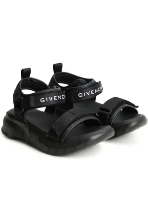 Givenchy Black/Transparent Rubber Logo Slide Sandals Size 5/35.5 - Yoogi's  Closet