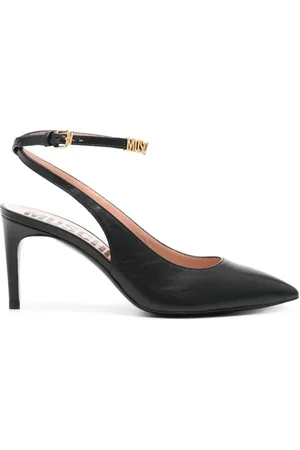Moschino 80mm leather pumps