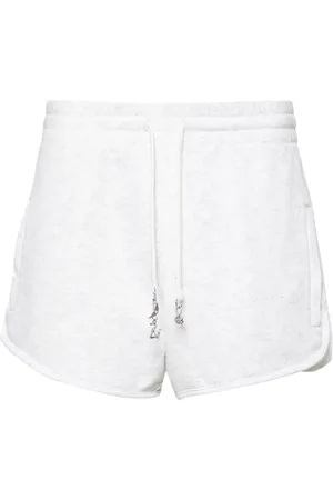 Zadig & Voltaire Logo-charm cotton mini shorts