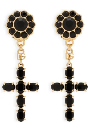 Dolce & Gabbana Cross pendant clip-on earrings