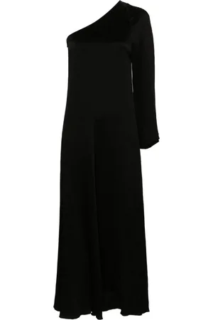 FORTE FORTE One-shoulder crinkled maxi dress