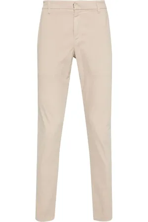 Dondup Logo-plaque tapered trousers