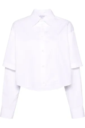 Cotton Front Button Down Shirt